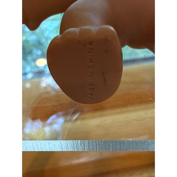 Vintage Troll Doll With Blue Hair and Blue Eyes 3" - Picture 3 of 3